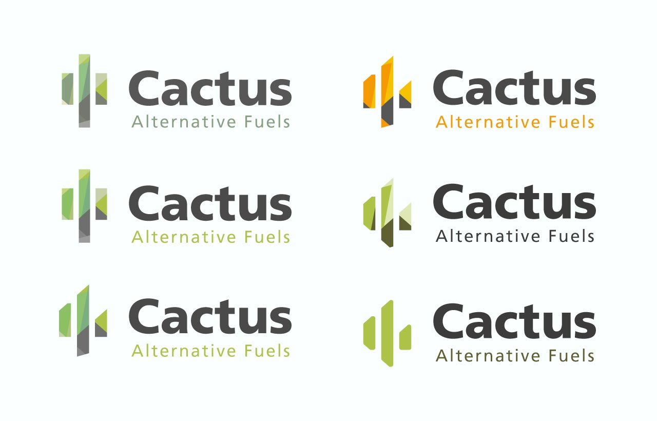 Cactus Alternative Fuels Logo Design - Hive of Many