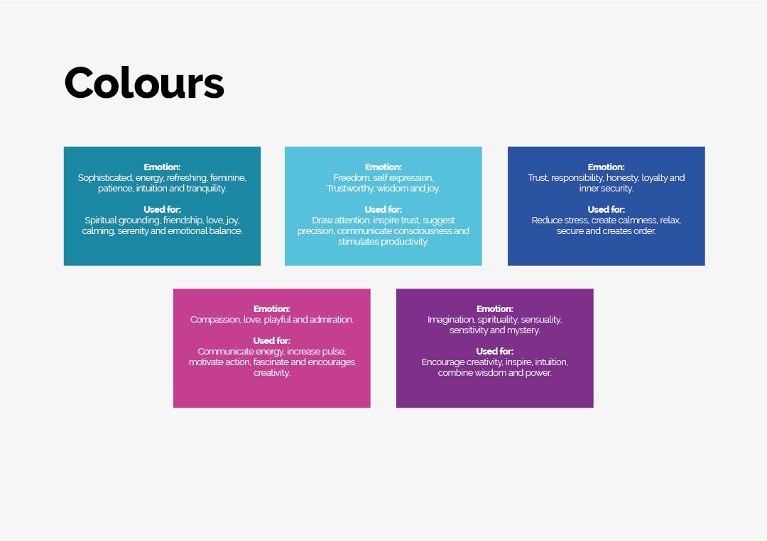 Sarah Day Rebrand - Colours by Hive of Many