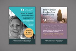 Vivienne Rawnsley Marketing Materials by Hive of Many