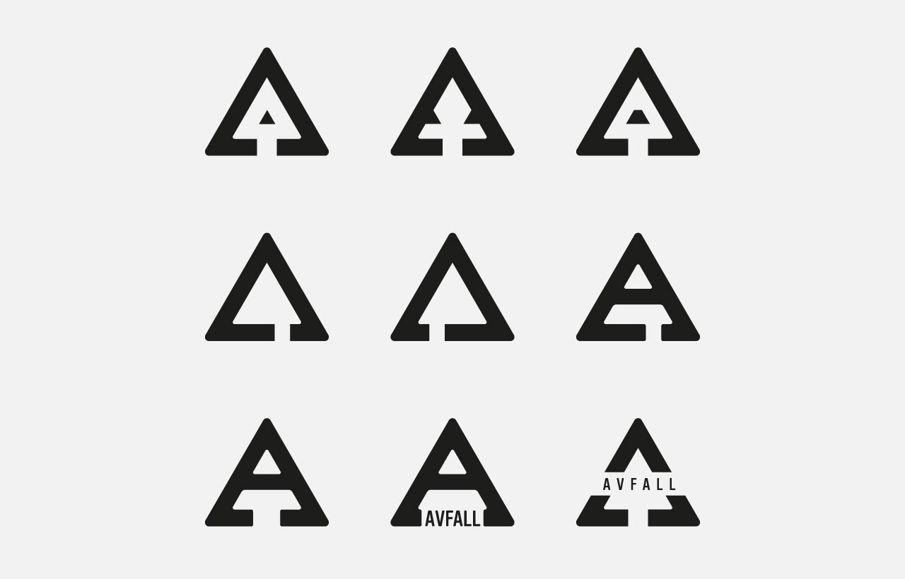 Avfall concept logos by Hive of Many