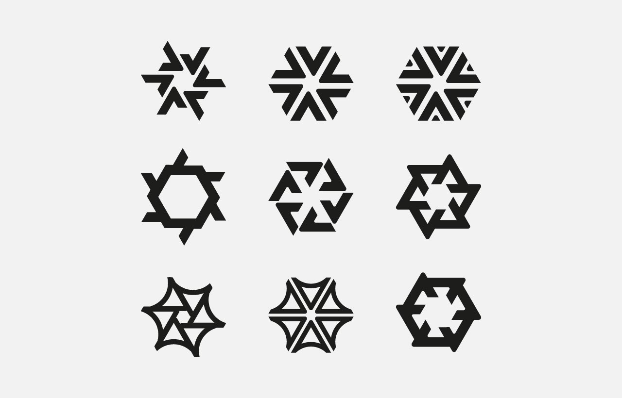 Avfall concept logo icons by Hive of Many
