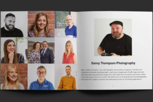 Danny Thompson Commercial Photography Brochure Design by Hive of Many