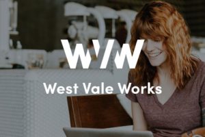 Networking Event Branding for West Vale Works by Hive of Many